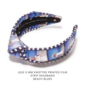 Lele Sadoughi x Marilyn Monroe Knotted Printed Film Strip Headband-NWT
